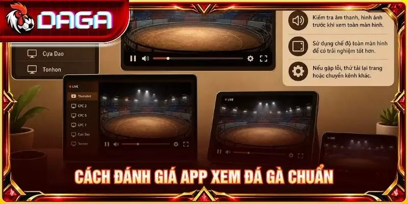 App Xem Đá Gà Là Gì? Những Điều Người Dùng Cần Biết Cách đánh giá app xem đá gà chuẩn