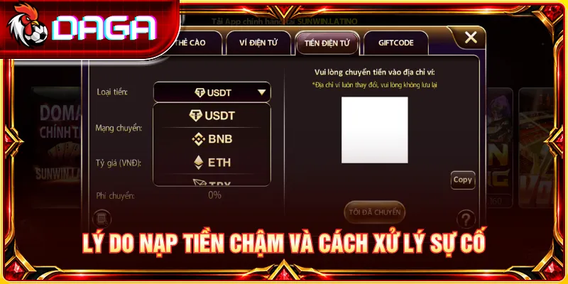Nguyên nhân nạp tiền chậm và cách xử lý sự cố giao dịch thường gặp